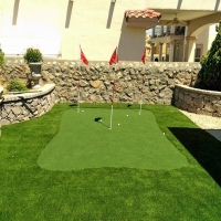 Fake Grass Carpet Santa Paula, California Home Putting Green, Backyard Landscaping Ideas