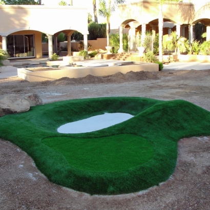 Grass Installation Leona Valley, California Artificial Putting Greens, Commercial Landscape