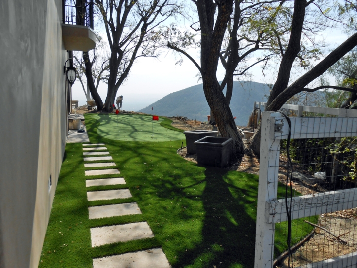 Artificial Grass Installation Rancho Santa Margarita, California Putting Greens, Pavers