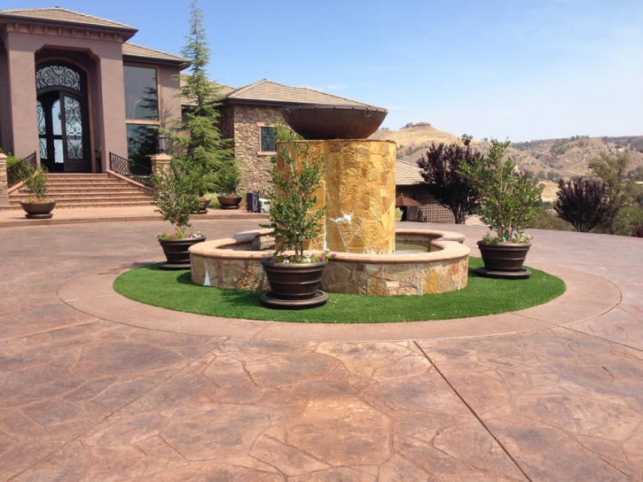 Artificial Turf Upland, California, Small Front Yard Landscaping