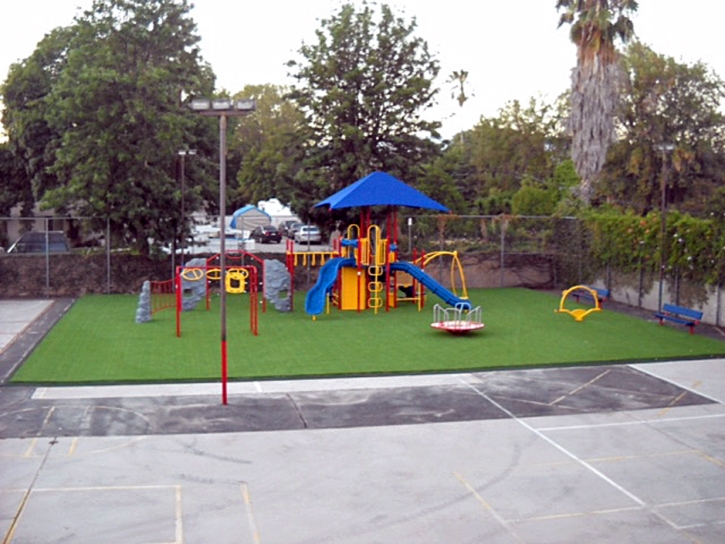 Faux Grass Sun City, California Playground Flooring, Commercial Landscape