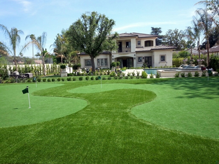 Grass Turf Escondido, California How To Build A Putting Green, Front Yard Landscaping Ideas