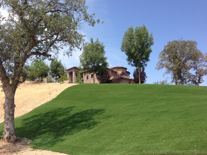 Green Lawn Sunnyslope, California Paver Patio, Front Yard Design