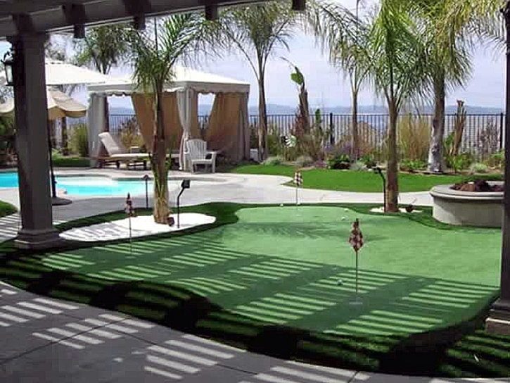 Synthetic Turf Supplier Valinda, California Putting Green Grass, Above Ground Swimming Pool