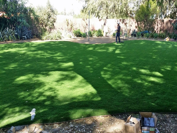 Turf Grass La Verne, California Paver Patio, Backyard Landscaping Ideas